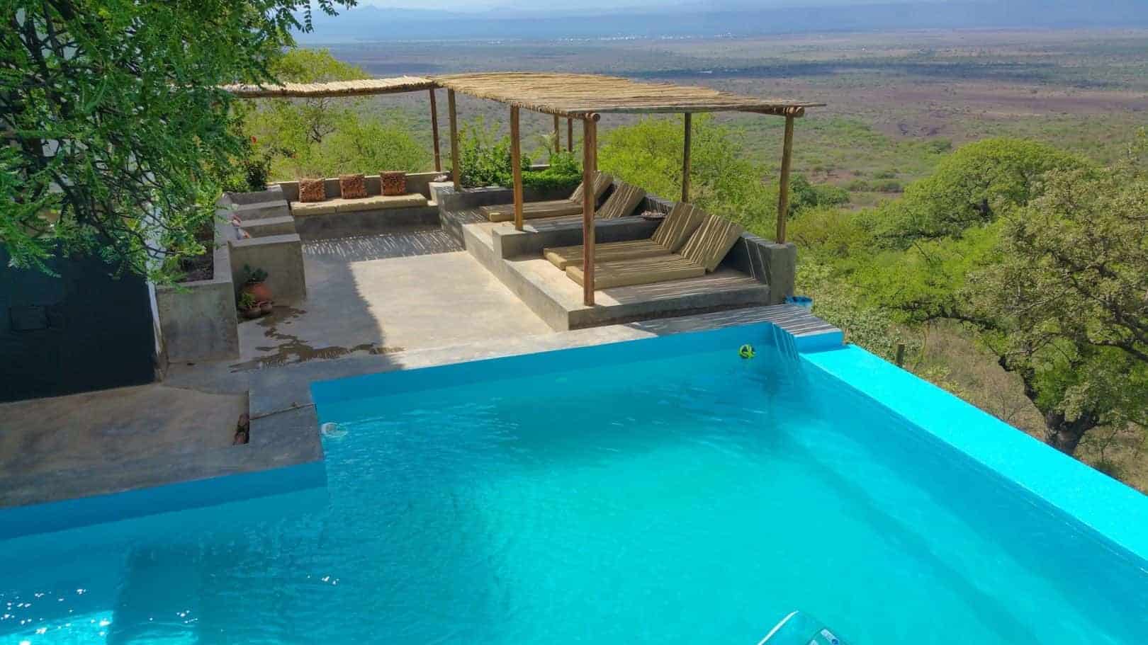 Kilima Villa Pool and rift valley view
